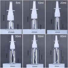 5-60ml Empty Clear Plastic