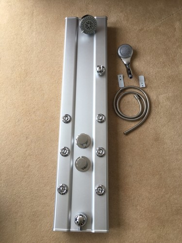 Thermostatic shower panel with - shower,