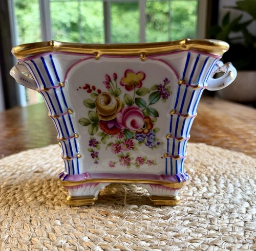 Antique porcelain cachepot - antique,