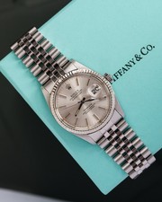 Rolex Datejust 16014 Rare Tiffany & Co. Stamped Dial 1984