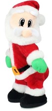 Hip Twerking Dancing Santa Claus Doll Musical Kids Singing Toy Animated Décor