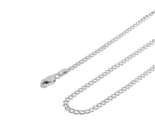 14k solid white gold - solid,