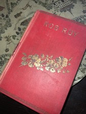 Vintage “rob Roy “ Hard Cover Book By Sir Walter Scott