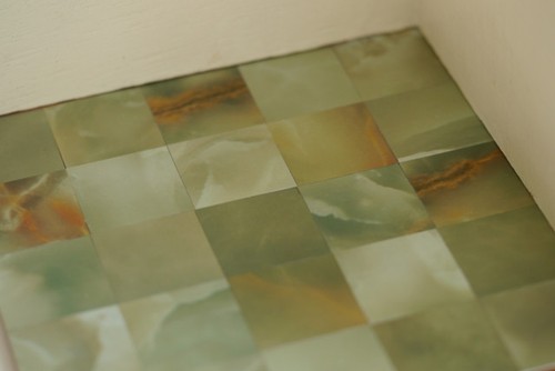 Green marble esque - marble-esque, vinyl