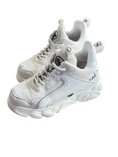 Buffalo Chai Vegan White Chunky Trainers in size 6 Women  
