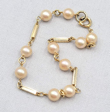 Vintage Faux Pearl Bracelet