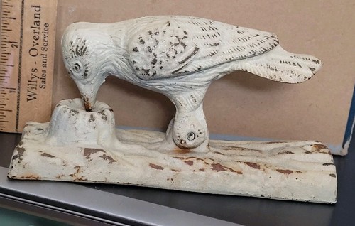 Vintage cast iron - cast, woodpecker