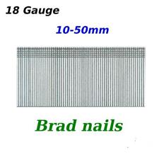 18 Ga G Gauge Galvanised Brad Nails 10 15 20 25 30 35 38 40 45 50 mm