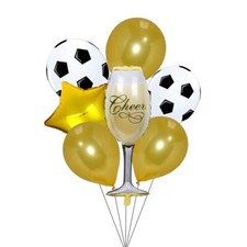 50 Football Balloons 12"