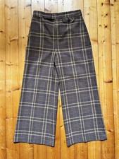 Zara Wide Leg Brown Check