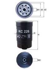 MAHLE KC226 Fuel Filter 80mm