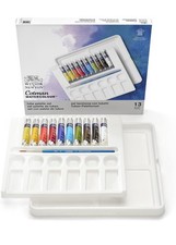 Winsor & Newton Cotman Water Colours Palette Set 10 Water Color Tubes & Mix Tray
