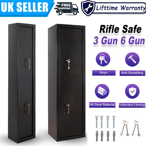 Gun cabinet safe lockable - gun,