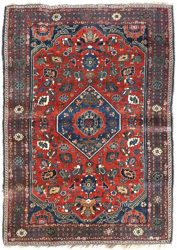 Antique heriz rug - antique,