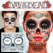 Day of the Dead Face Temporary