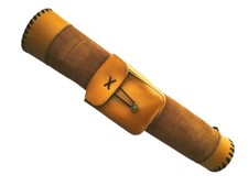 Archery quiver suede back side - suede,