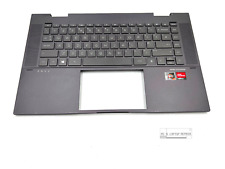 Genuine OEM HP ENVY 15-EU Palmrest Top Cover UK Keyboard Brown M45489-031