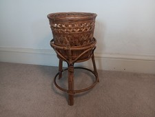 Vintage Bamboo Plant Stand