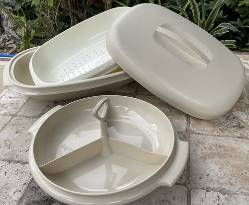 Vintage tupperware beige 4 - beige,