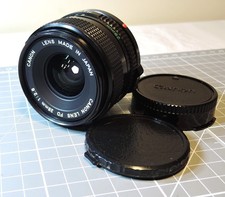 Canon FD 28mm f2.8 prime lens