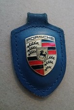 Genuine Porsche Blue Leather