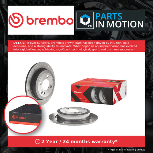 Brake discs pair - discs, mini