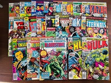 20 x 1970's Bronze Age MARVEL COMICS LOT Hulk Marvel Presents Ka-Zar