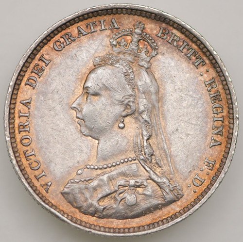 1888 queen victoria - victoria, silver