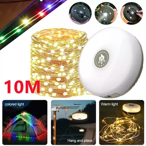 Portable 10m camping string - 10m,