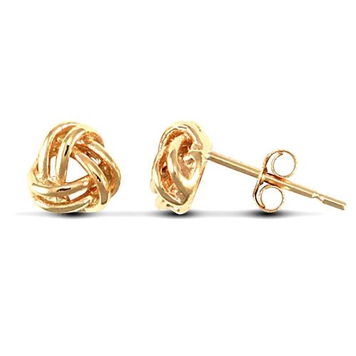 Stud earrings 9ct - stud, yellow