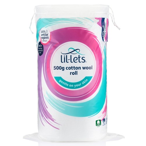 Cotton wool roll - cotton, 500g