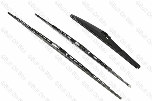 New front rear wiper blades - new,
