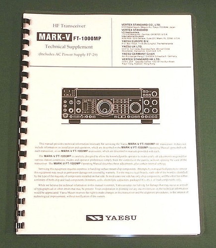 Yaesu 1000mp v - yaesu,
