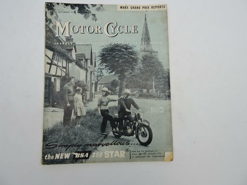 Sept 1958 the motorcycle - 1958,