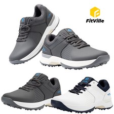 FitVille Mens Golf Shoes Extra