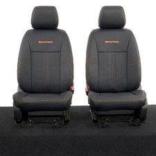 FORD RANGER WILDTRAK SEAT COVERS WITH 'WILDTRAK' LOGO LEATHERETTE (2016-2022)