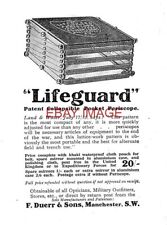WW1 Advert for DUERR 'Lifeguard' Trench Periscope (3) 1915 Small Print Ad 734/08