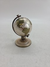 Europa Globe Alarm Clock Brass