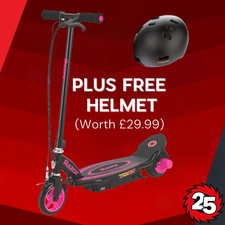 Razor PowerCore E90 Kids Electric Scooter For Ages 8+ - 10mph Speed, 12V Battery