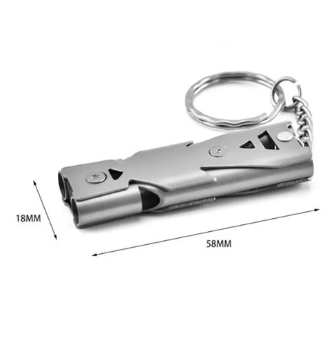 Survival whistle double tube - survival,