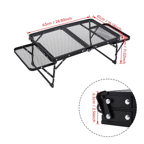 Folding camping grill table - camping,