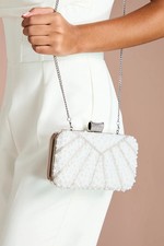 Coast Ivory Clutch Womens Occasion Bags & Purses