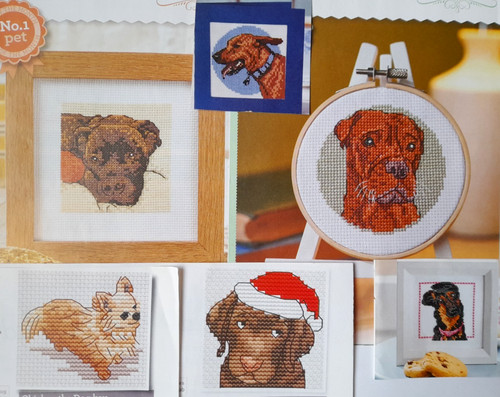 Cross stitch charts dogs - stitch, and