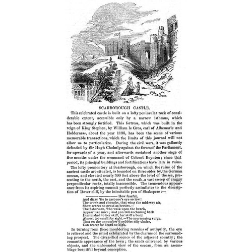 Scarborough castle antique - scarborough,