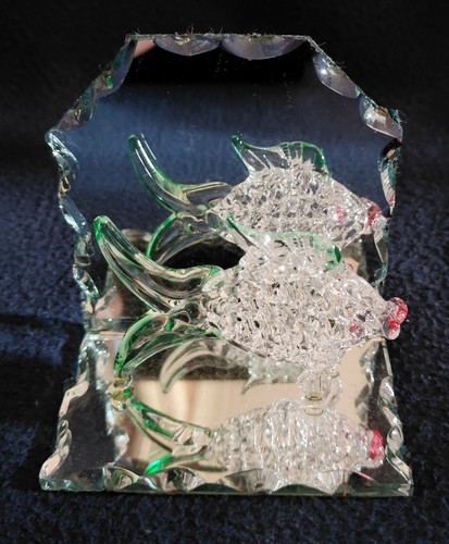 Vintage glass goldfish - vintage,