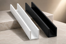 PVC U Channel Trim Profile 1m