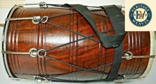 Musical Instrument Wedding Rosewood Sheesham Punjabi Bhangra Dhol With Bag
