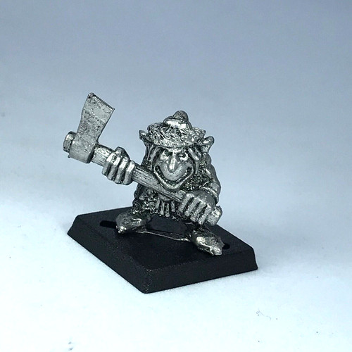 Forest goblin with axe dated - goblin,