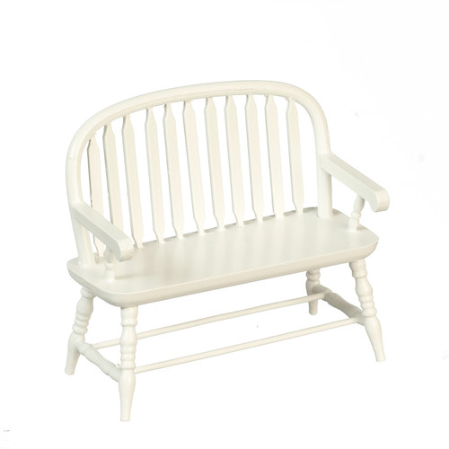 Dolls house bench - dolls, wooden