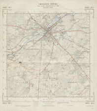 Vintage Ordnance Survey OS map